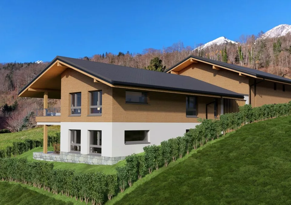 A2 - Appartement neuf 4.5 pièces au 2ème étage, aux Sciernes d'Albeuve