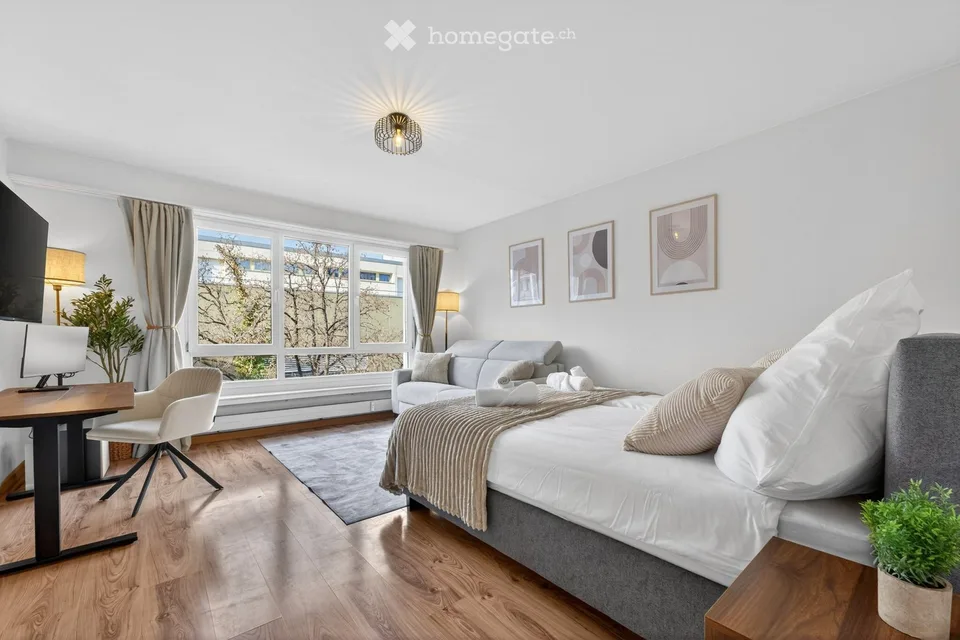 Möbliertes 1.5-Zi. Ap. 4 Pers. (35 m²) mit Balkon  Basel