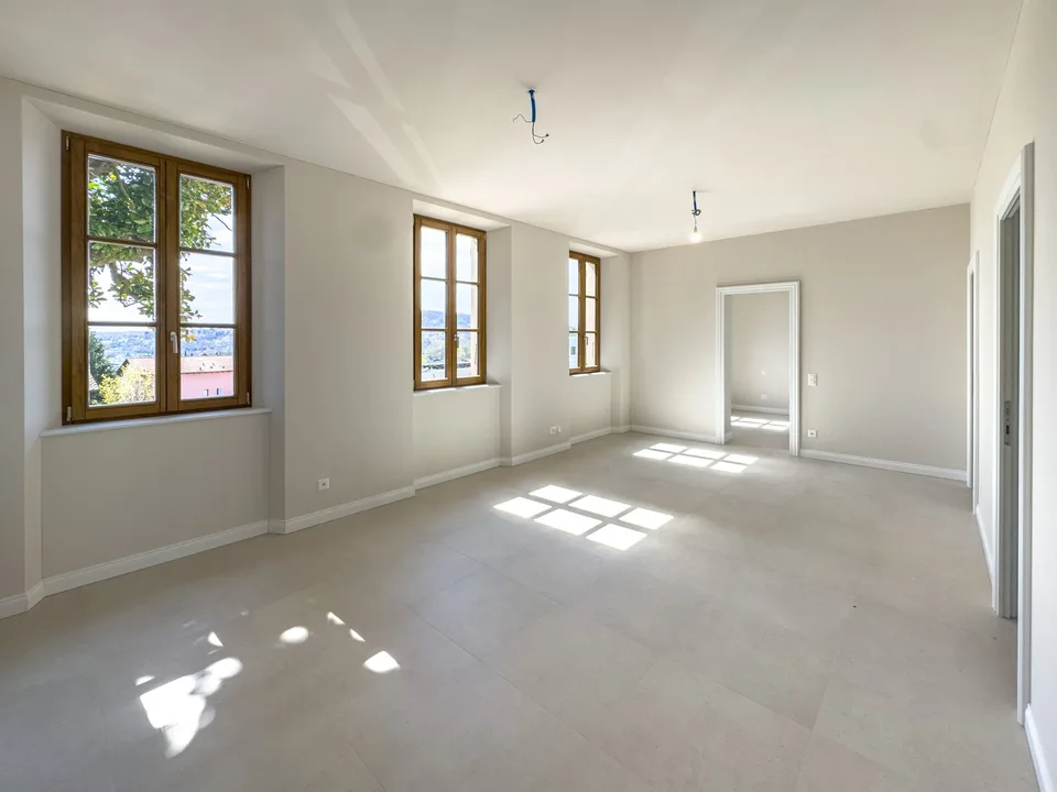 4,5 locaux dans une superbe villa historique récemment rénovée