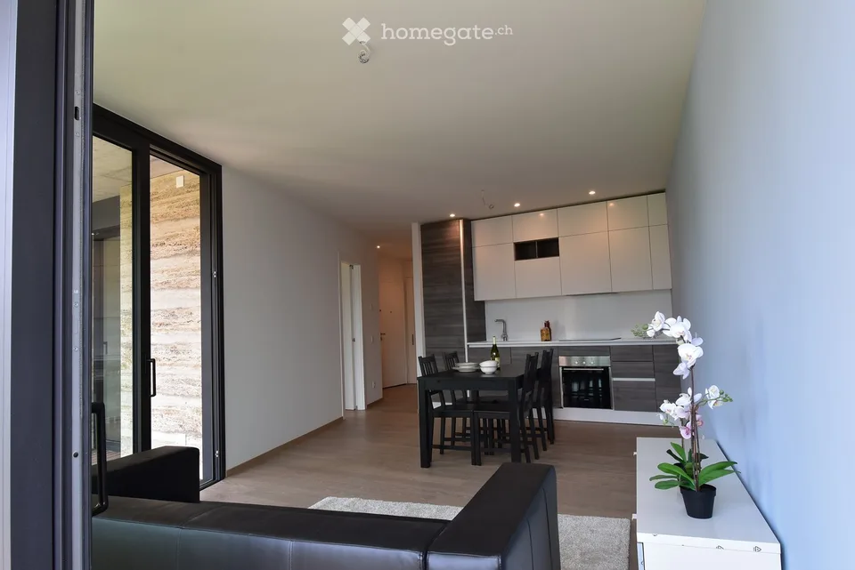 Appartamento con terrazza a Davesco-Soragno – Moderno e luminoso