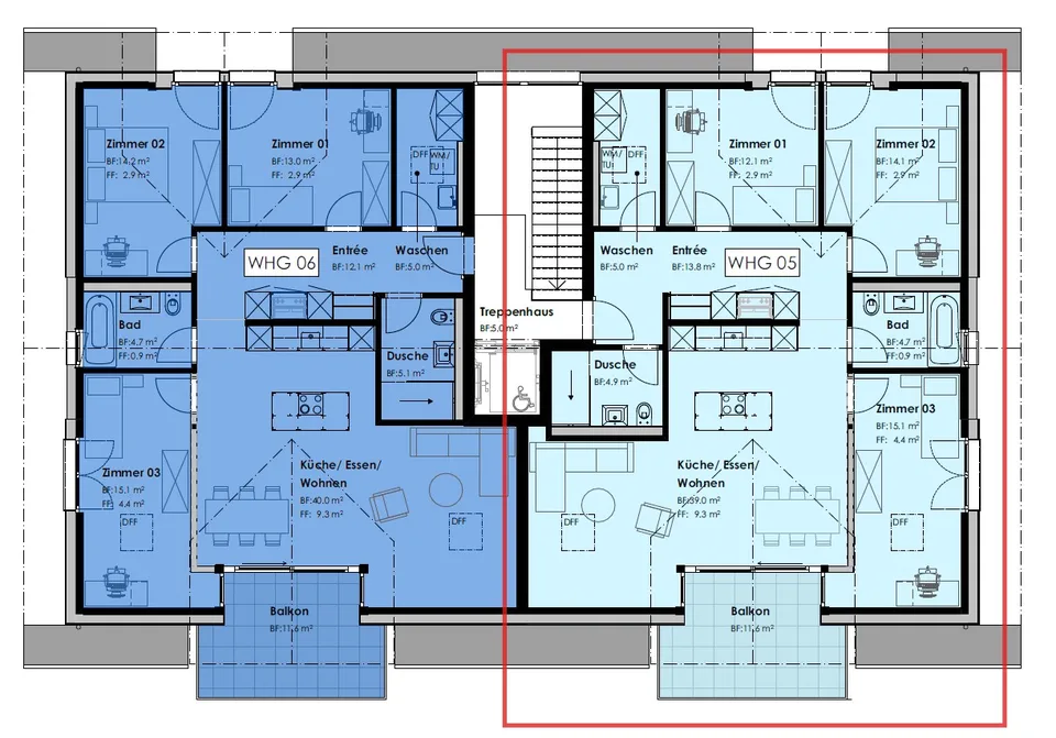 Vivere ad Amsoldingen: Appartamento di 4,5 locali moderno in mansarda