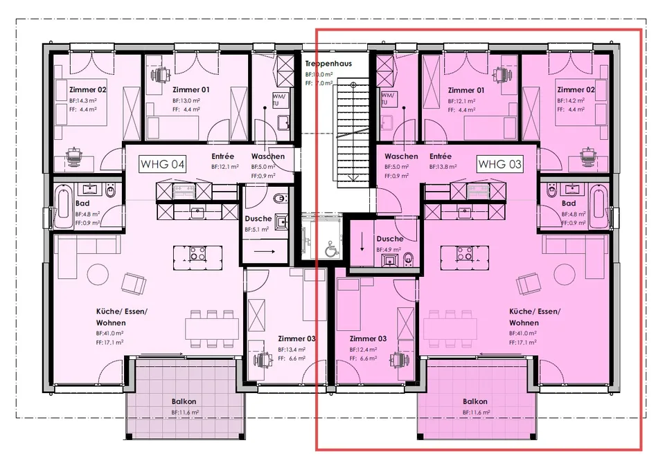 Vivre à Amsoldingen : Appartement neuf de 4,5 pièces au 1er étage
