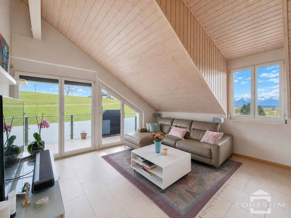 4.5 pièces avec terrasse et vue dégagée