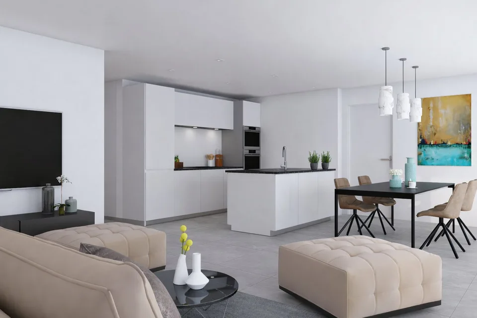 Vivre à Amsoldingen : Appartement neuf moderne 4,5 pièces au 1er étage