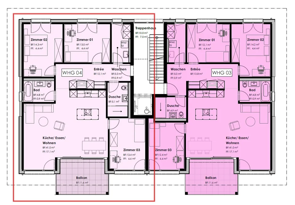 Vivre à Amsoldingen : Appartement neuf moderne 4,5 pièces au 1er étage