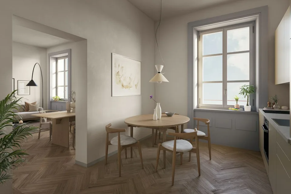 Wohnung 3.5 Zimmer mit 95,00 m2 im 2. Stock in zentraler und sonniger Lage (App. 6)