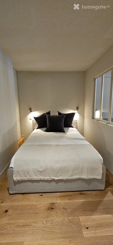Superbe studio meublé de standing avec jardin, terrasse, grande cave et grand parking intérieur