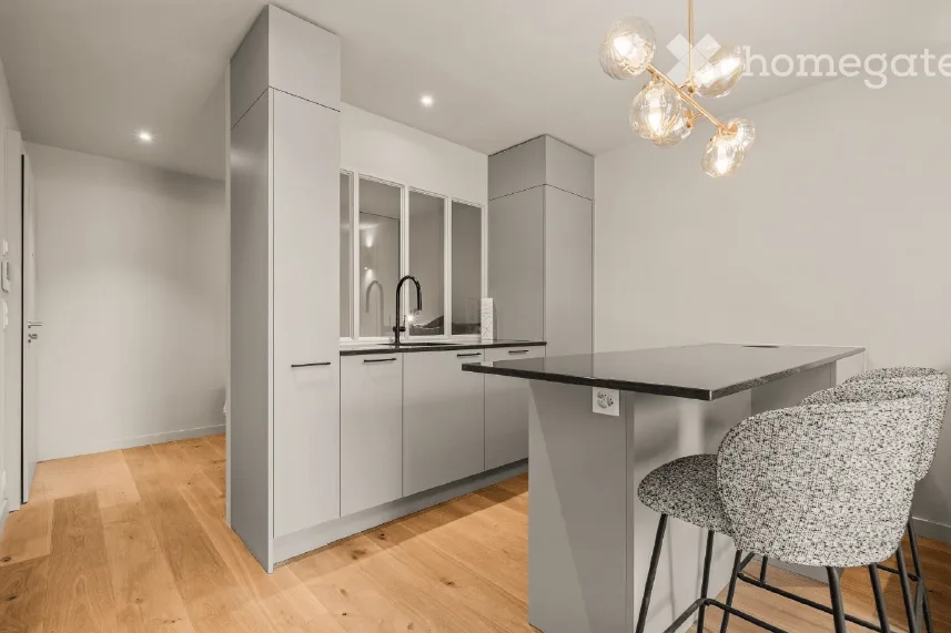 Superbe studio meublé de standing avec jardin, terrasse, grande cave et grand parking intérieur