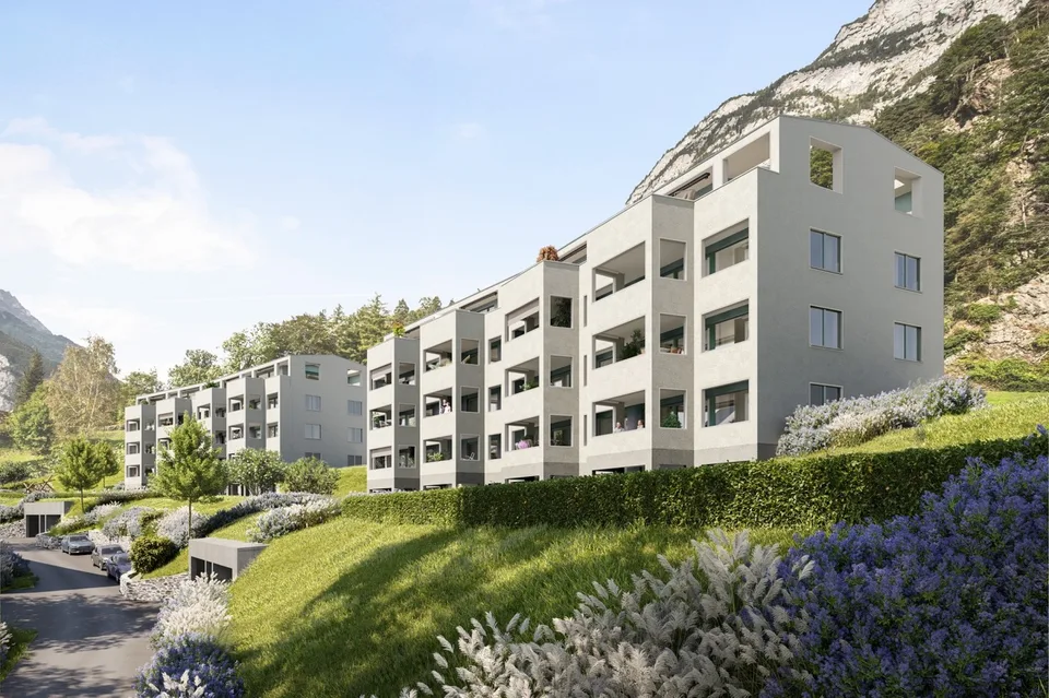 Appartement moderne 4.5 pièces avec vue sur la montagne à Erstfeld