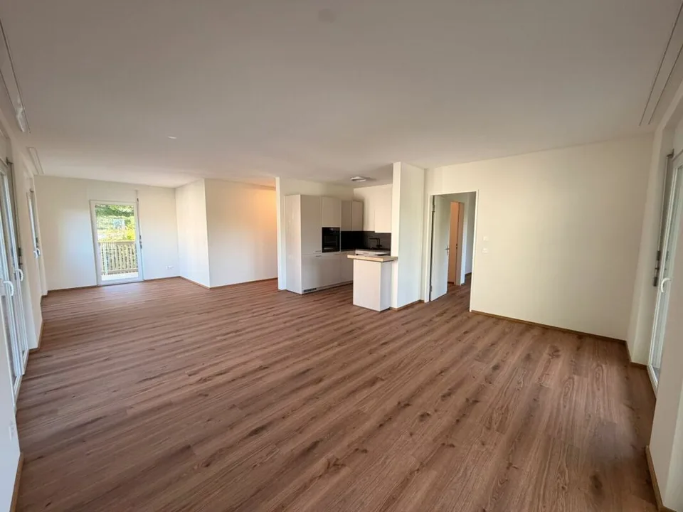 Erstbezug: sonnige 3.5 Zimmer-Wohnung mit Aussicht an ruhiger Lage