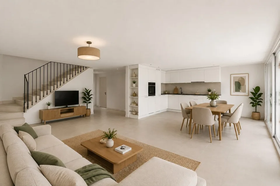 Appartement 4.5 pièces en duplex avec terrasse et jardin