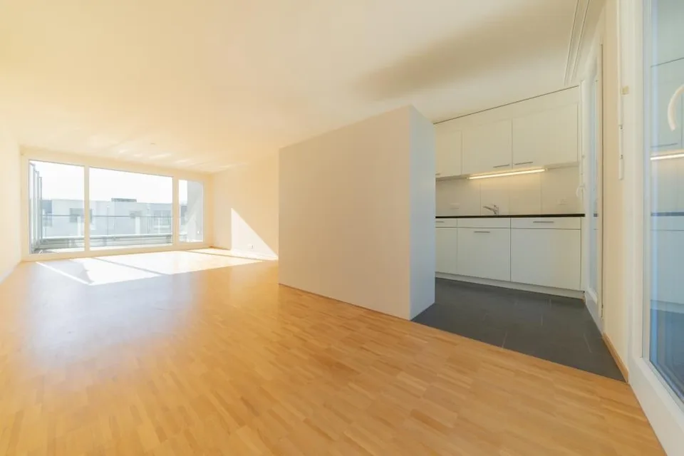 Attic apartment in a lively quarter
