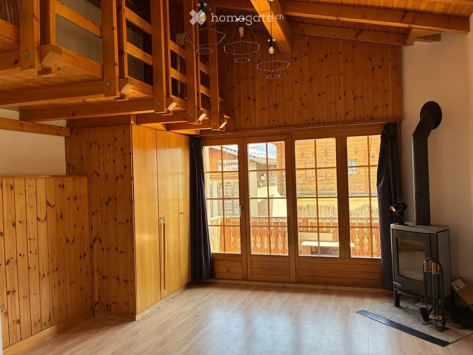 Charming 1.5-room apartment in Chermignon-d'en-Haut