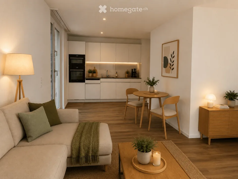 Top moderne 4 1/2-Wohnung am Rheinufer mit Ferienfeeling, 120m2