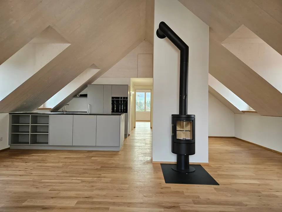 Erstvermietung - moderne 2.5-Zimmer Dachwohnung mit Laubenbalkon in Sissach
