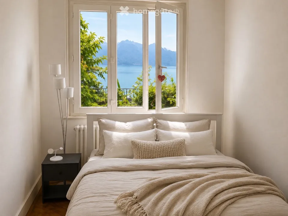 Montreux 2½ pièces de 57 m² avec jardin et vue incroyable