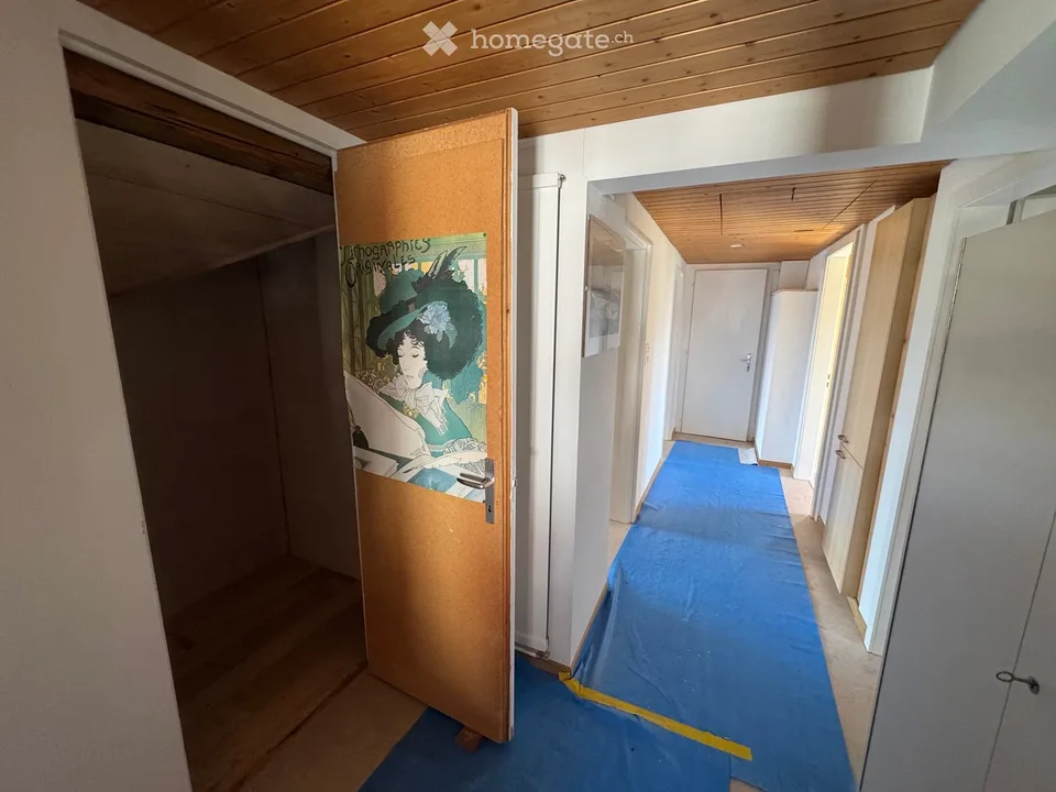 Frisch renovierte Dachwohnung