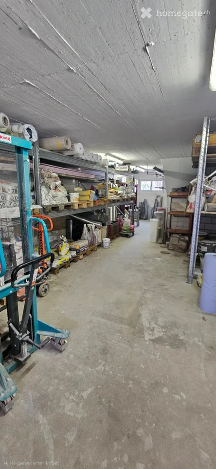 90 m² Werkstatt/Lager mit 415 m² Vorplatz in Steckborn