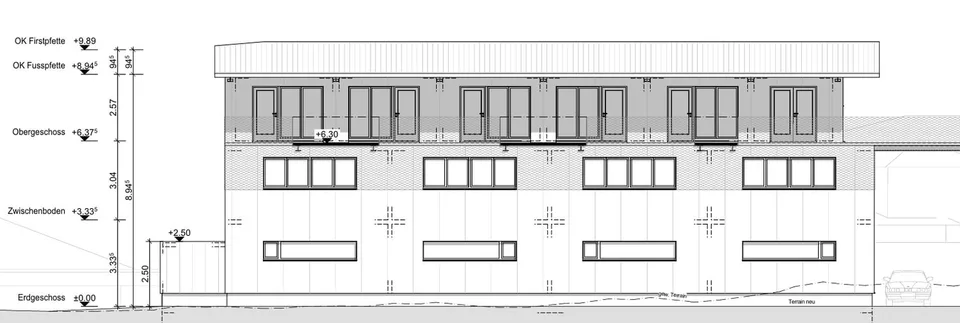 Gewerbehallen (mit Büro) mit Parkplatz in Leuk zu vermieten
