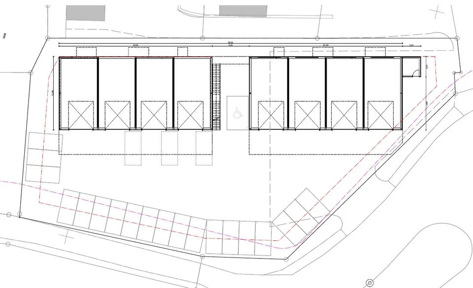 Gewerbehallen (mit Büro) mit Parkplatz in Leuk zu vermieten