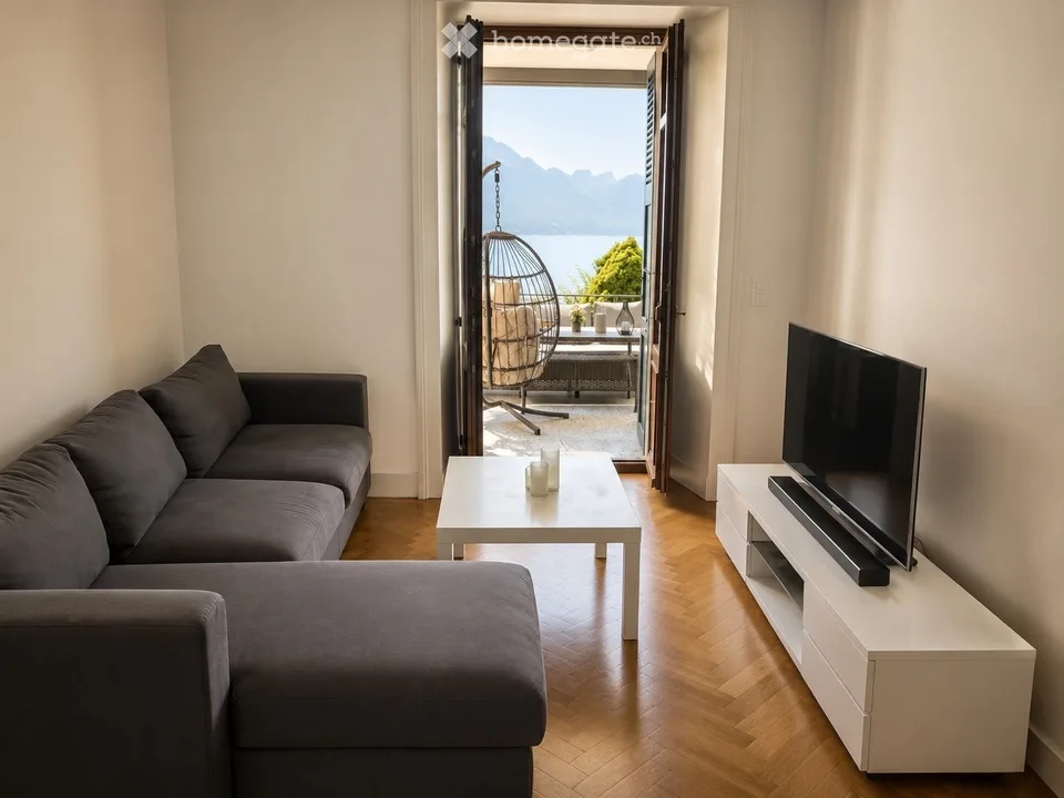 Montreux 2½ Zimmer mit 57 m² Garten und atemberaubendem Blick