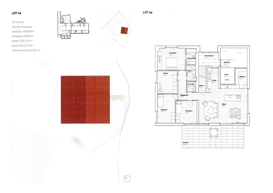 Magnifique appartement de 5.5 pce avec jardin à Grandvillard