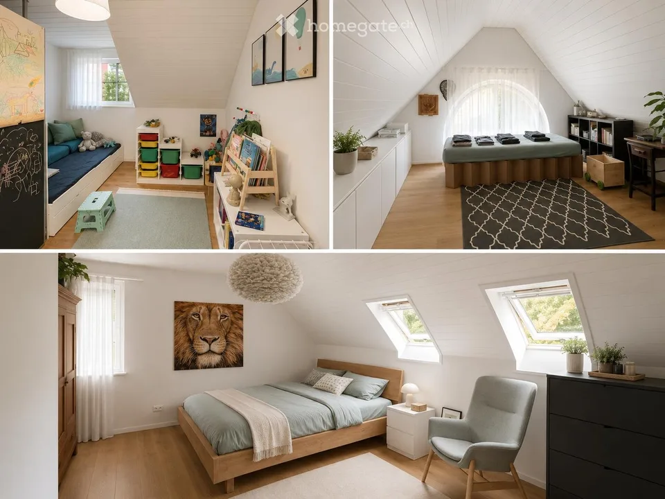 Appartement-maisonnette lumineux 4.5 pièces avec balcon à Gutenswil – disponible à partir d'octobre 2026
