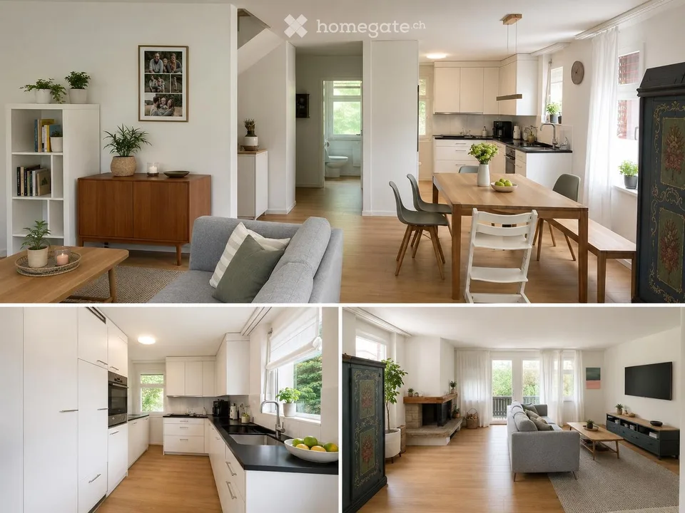 Helle 4.5-Zimmer-Maisonette-Wohnung mit Balkon in Gutenswil – ab Oktober 2026 verfügbar