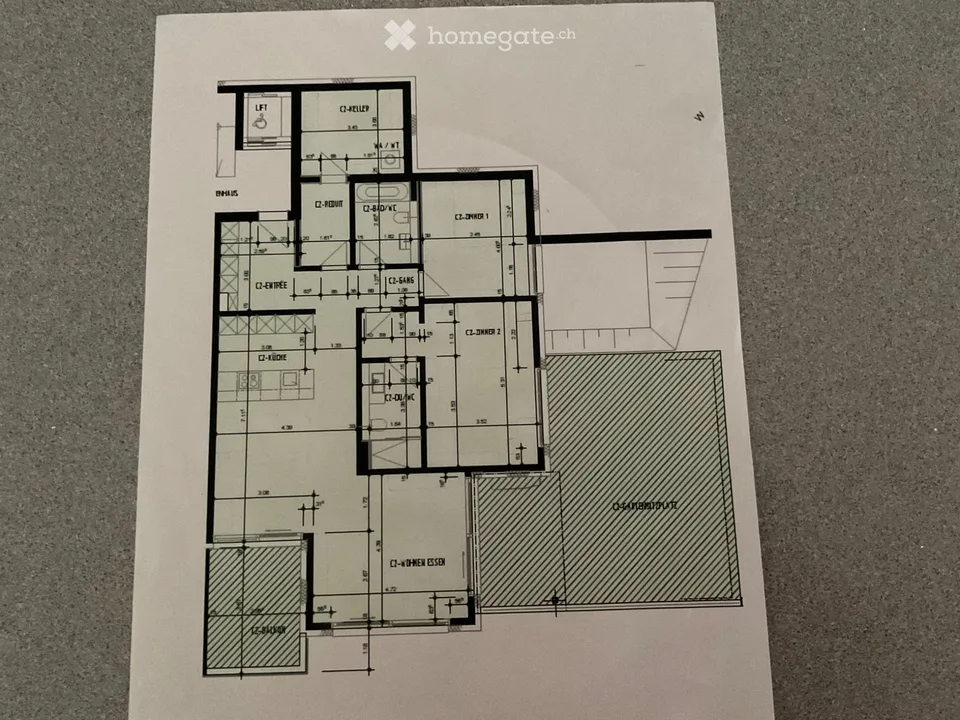 Appartamento esclusivo di 3,5 locali con terrazza giardino e loggia