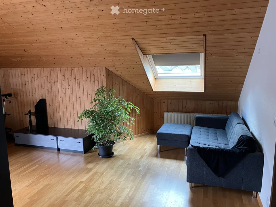 Location d'un appartement mansardé de 3,5 pièces