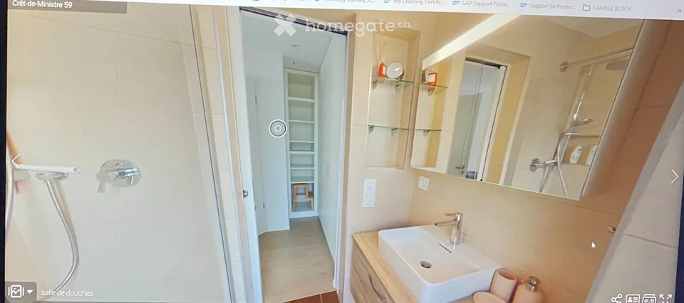 Wohnung mit 3,5 Zimmern in La Croix (Lutry) möbliert