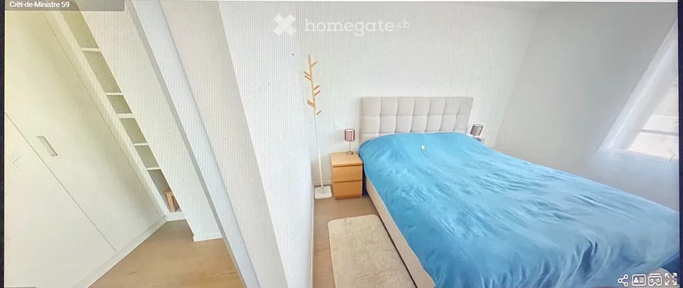 Wohnung mit 3,5 Zimmern in La Croix (Lutry) möbliert