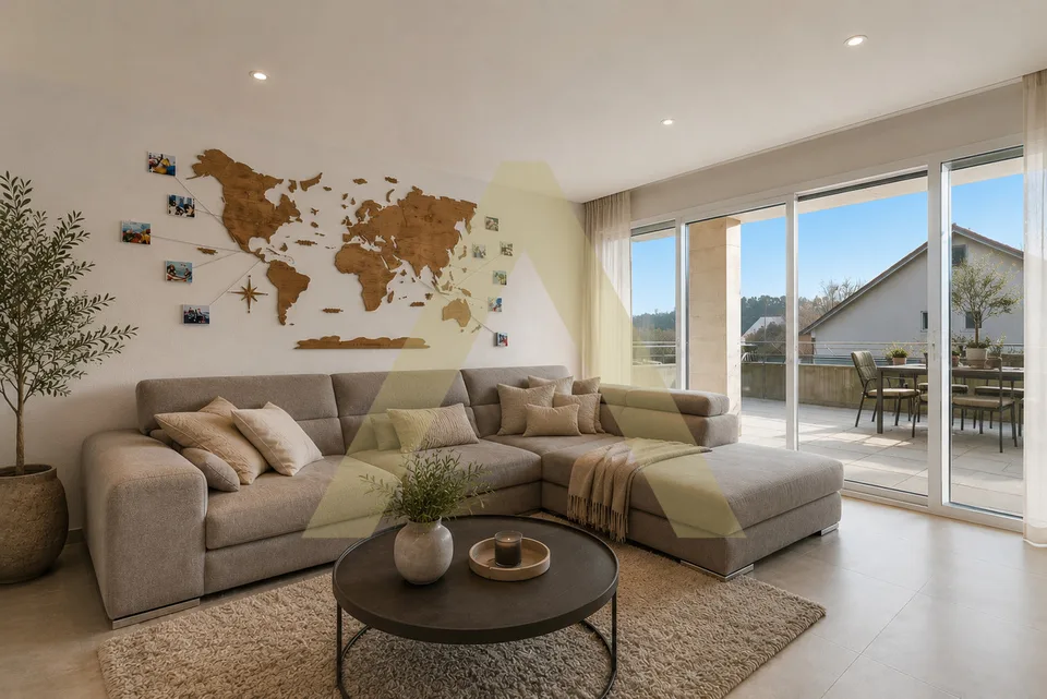 Appartement moderne, convivial et familial avec balcon et jardin