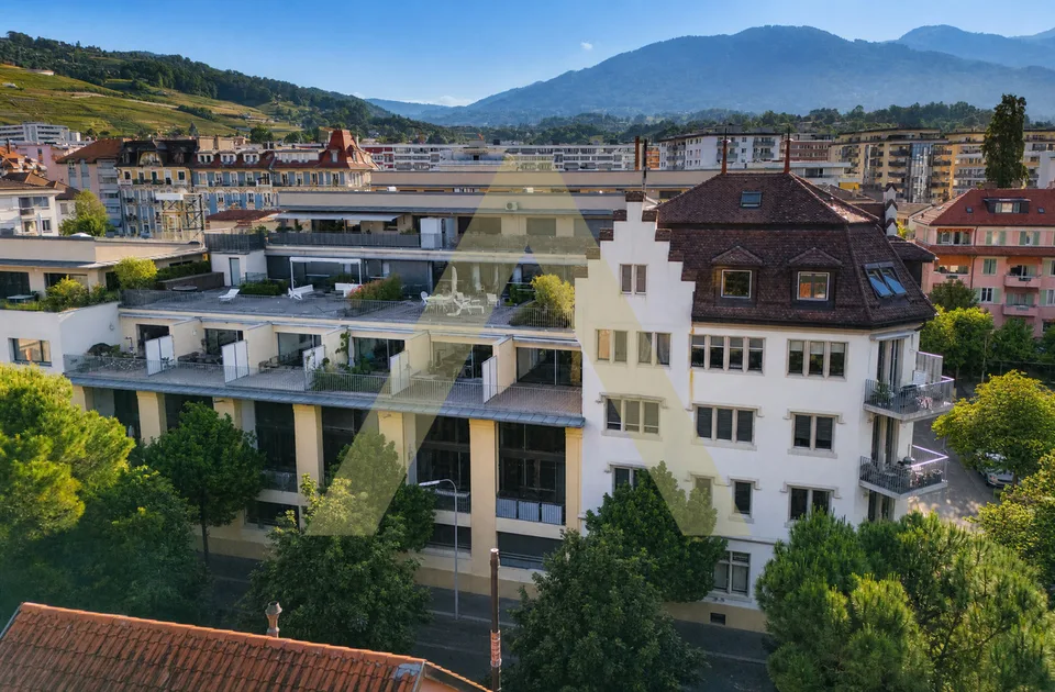Duplex type loft avec grande terrasse et proche du lac
