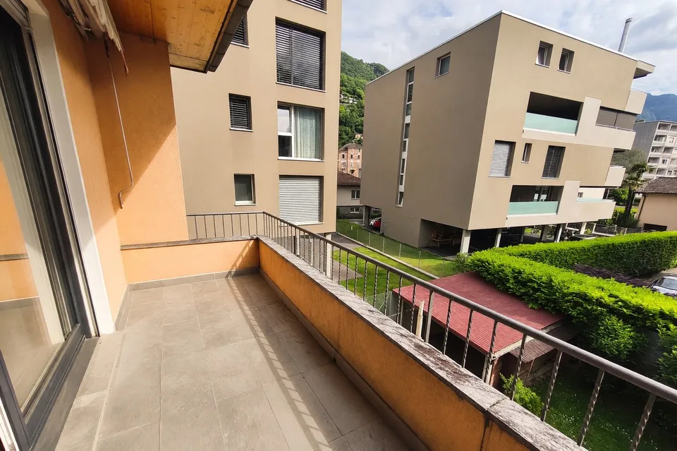 Schönes Appartement 4,5 mit Terrasse in Bellinzona