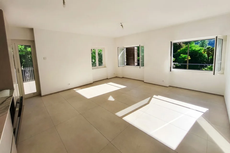 Appartamento 3,5 in affitto ristrutturato con giardino e mansarda