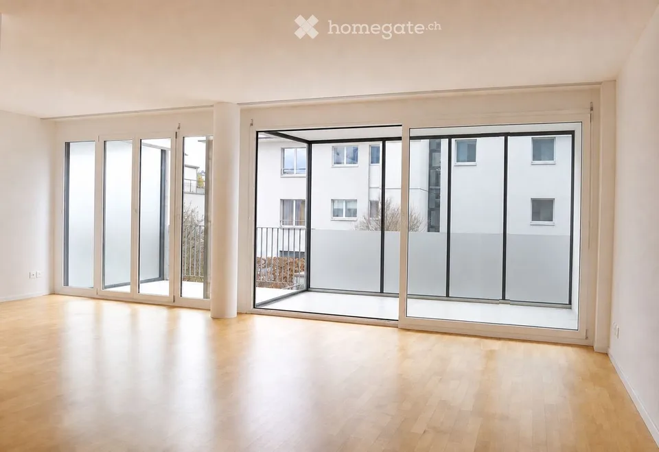 Traumoase: grosse 3.5-Zimmer-Wohnung mit Wintergarten