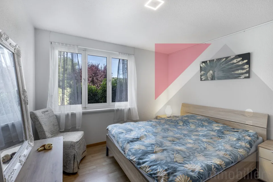 Appartement de 3,5 pièces avec jardin entre Fribourg et Bern