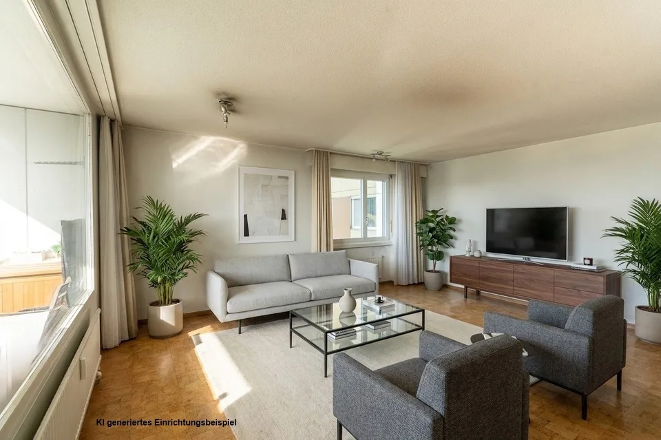 Appartement central de 3,5 pièces avec vue panoramique