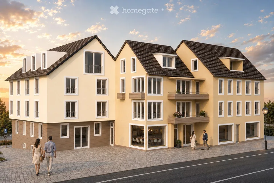 ERSTBEZUG Wohnen im Mitteldorf - Moderne 3.5-Zimmer-Neubauwohnung im Herzen von Villmergen