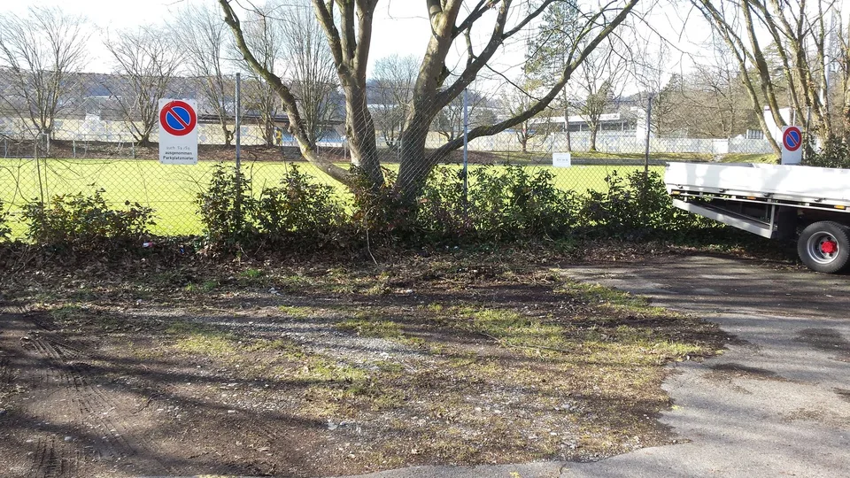 Parkplatz auf der Breite