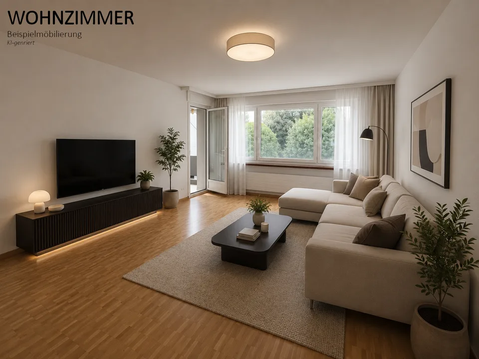 Appartamento di 3.5 locali con balcone in una posizione verde e tranquilla a Zofingen