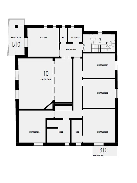 5,5 Zimmer renoviert mit großzügigen Räumen – Foto 7 von 7