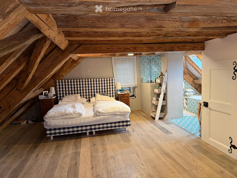 Maison de ferme charmante avec maison d'hôtes moderne et spacieuse et piscine à Zollikerberg