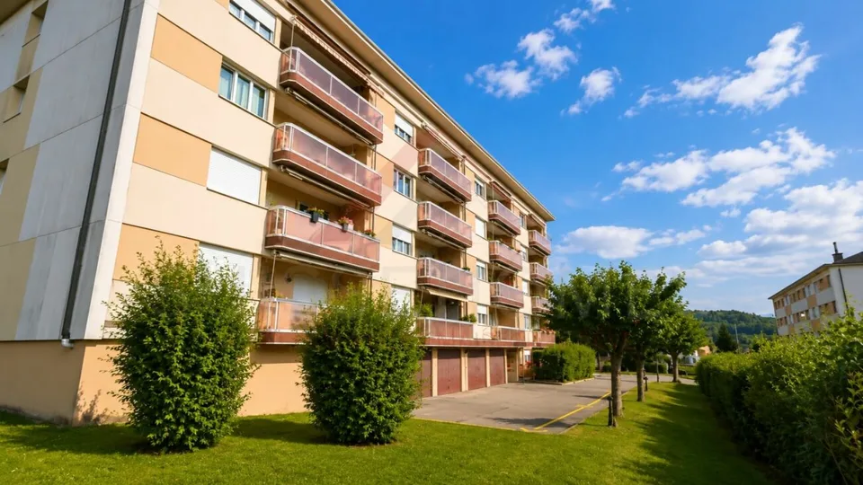 Marly - Appartamento 3.5 locali ristrutturato con balcone soleggiato e vista verde