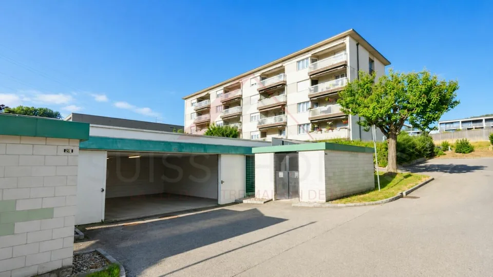 Marly - Appartement 3.5 pièces rénové avec balcon ensoleillé et vue verdoyante