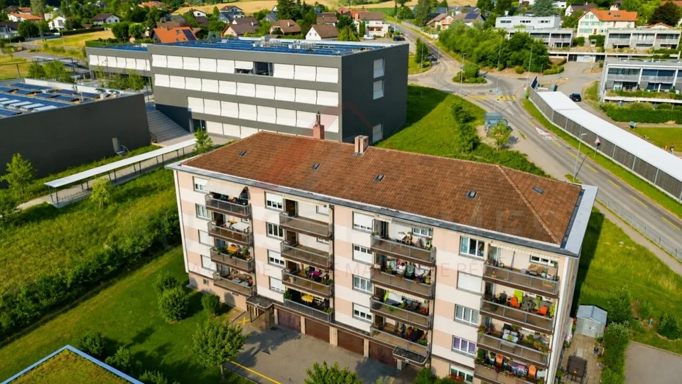 Marly - Appartamento 3.5 locali ristrutturato con balcone soleggiato e vista verde