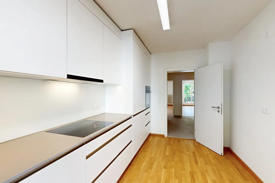 Stilvolle Familienwohnung mit Parkblick