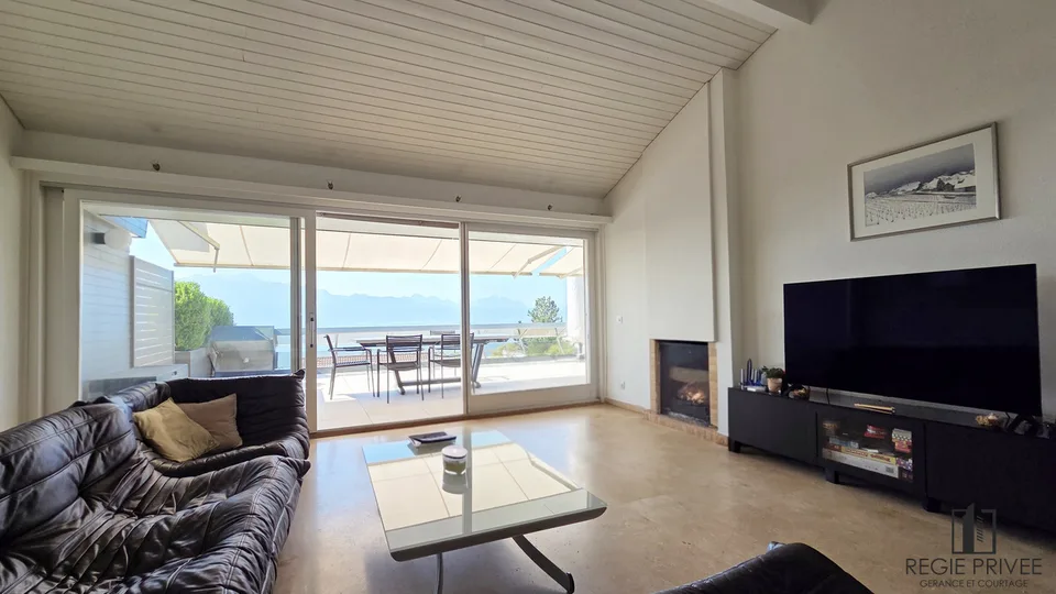 Appartement exceptionnel avec vue panoramique sur le lac