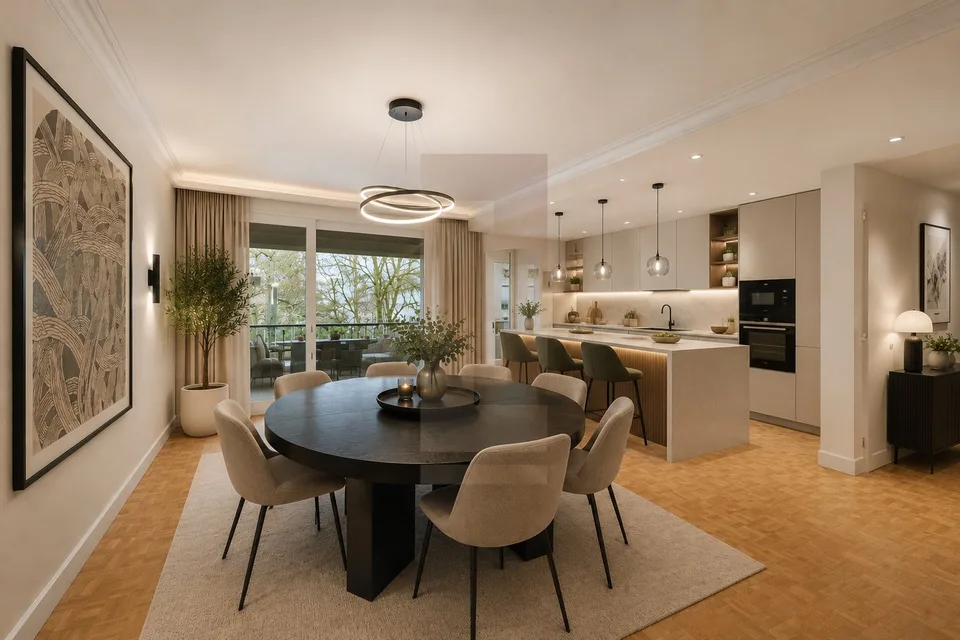 Prestigieux appartement traversant à Champel